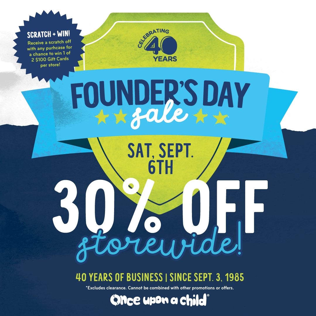 Founder’s Day Sale